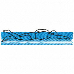 Swimming Embroidery Design 5 Swimming Embroidery Design 5